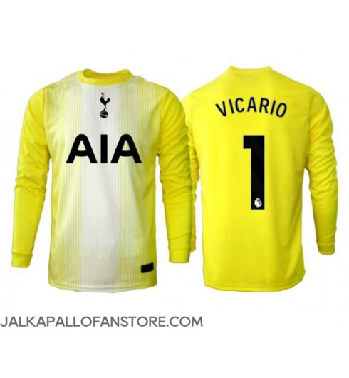 Tottenham Hotspur Guglielmo Vicario #1 Maalivahdin Kolmaspaita 2025-26 Pitkähihainen Tottenham Hotspur Guglielmo Vicario #1 Maalivahdin Kolmaspaita 2025-26 Pitkähihainen